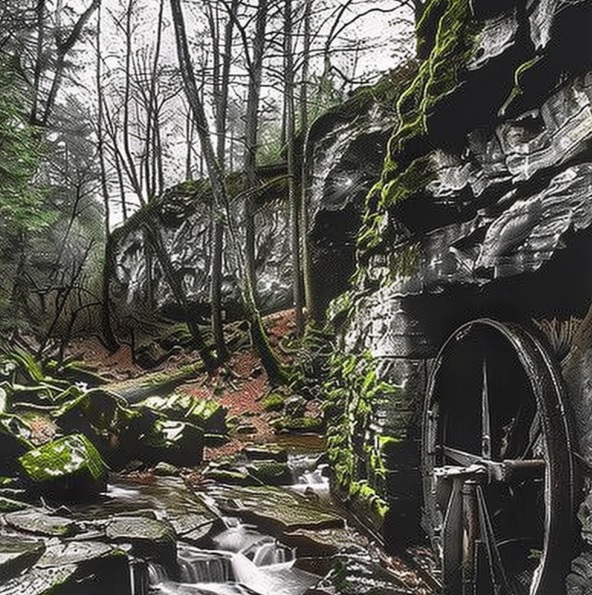 Kennall Vale, haunted ruins in Cornwall.